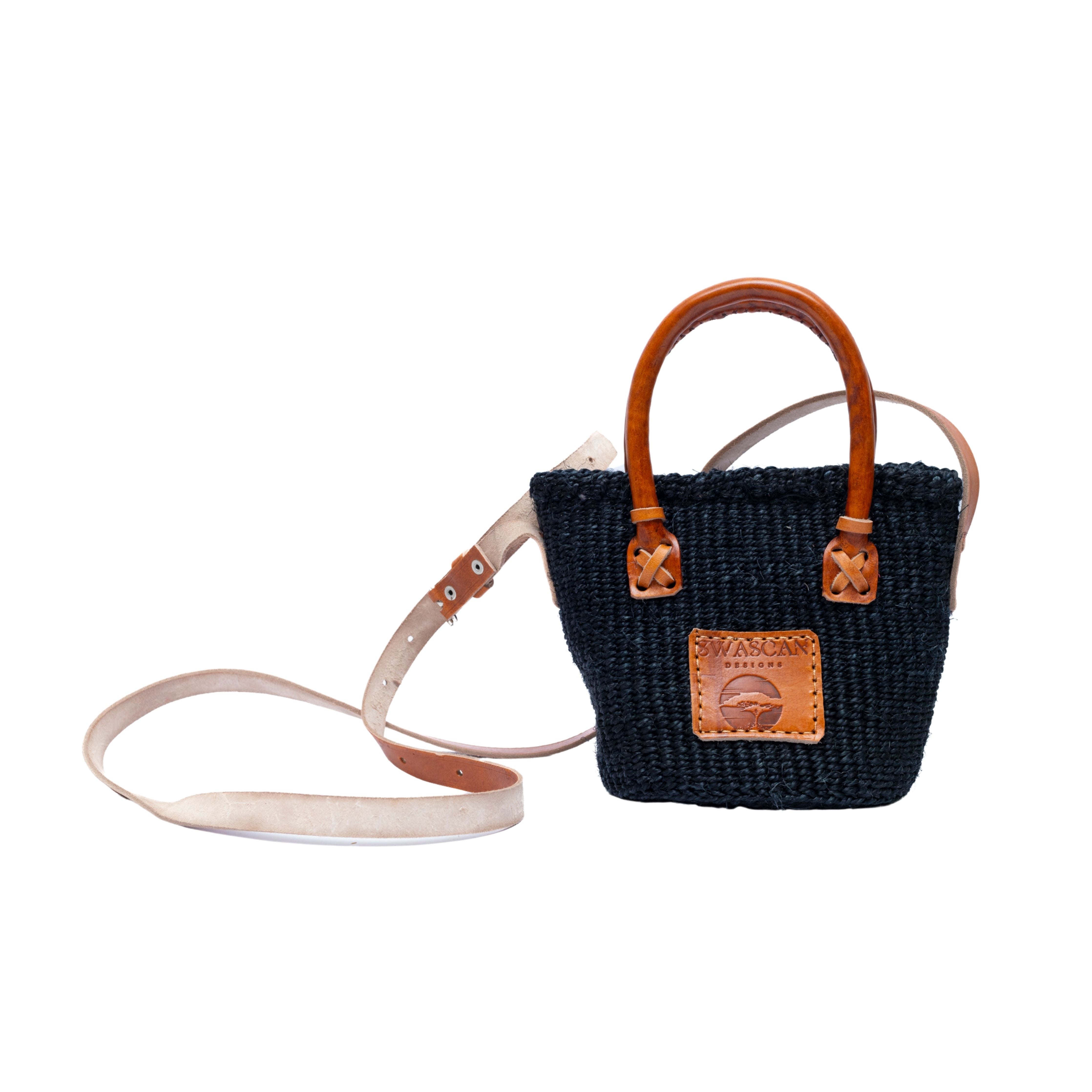Harare Handwoven Sisal & Leather Bag | Timeless Craftsmanship
